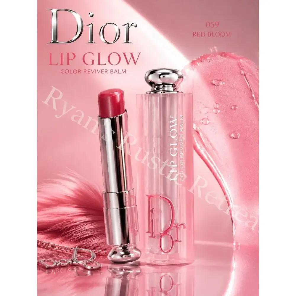Dior Addict - Lip Glow - Color Reviver - Lip Balm 059 Red Bloom 0.11 oz/ 3.2 g